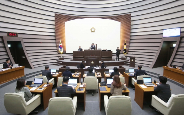 (광주=정영석기자)광주시의회가 일정으로 새해 첫 임시회를 열고 의정활동에 돌입한다.(사진제공=광주시의회)