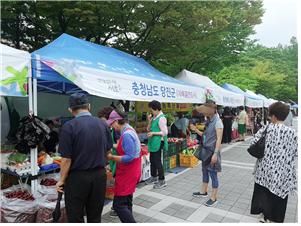 코로나19로 중단됐던 ‘서초장날’이 3년여 만에 ‘서초 직거래 큰장터’로 돌아왔다.(사진=서초구)