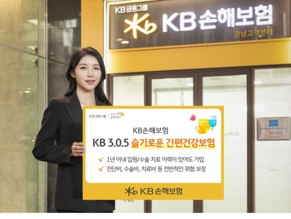 KB손해보험이 새롭게 출시한 KB 3.0.5 슬기로운 간편건강보험[사진제공=KB손해보험]