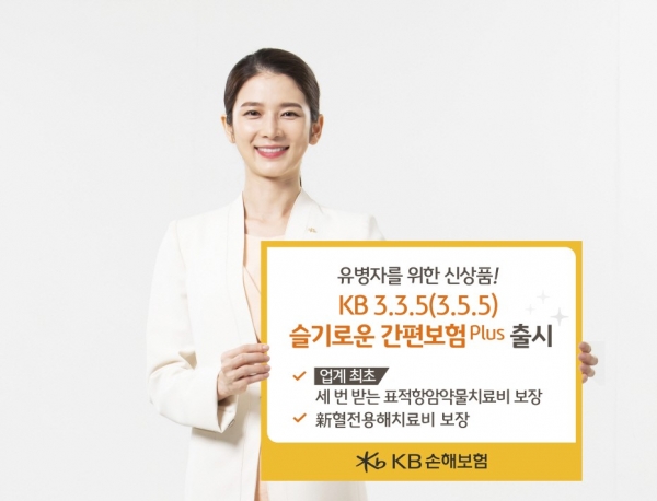 KB손해보험이 3년 또는 5년 이내 병력을 가진 유병자 고객 대상 ‘KB 3.3.5 슬기로운 간편건강보험 Plus’과 ‘KB 3.5.5 오! 슬기로운 간편건강보험 Plus’를 출시했다.[사진제공=KB손해보험]