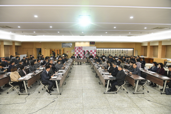 김포시가 26일 2월 확대간부회의를 개최했다. (사진=김포시)