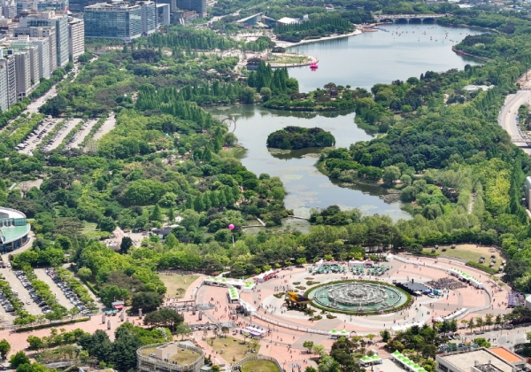 2024 고양국제꽃박람회가 열리는 일산호수공원 전경(사진=고양특례시)