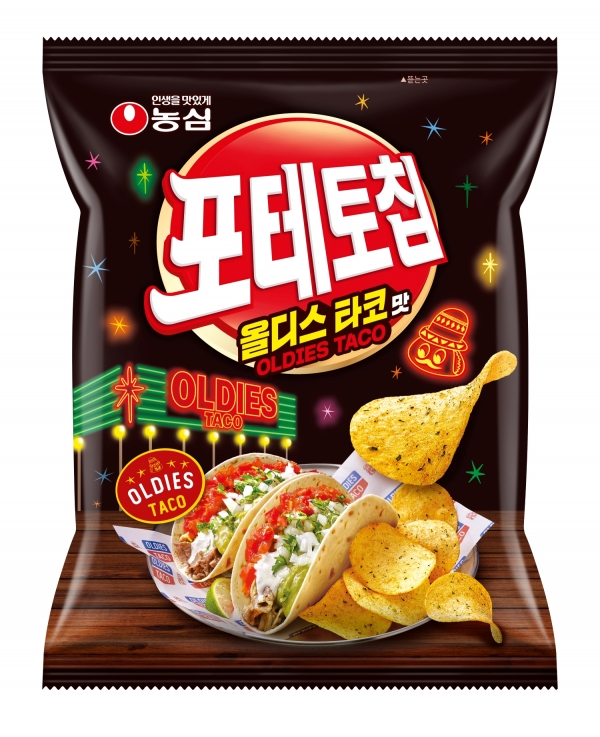 포테토칩 올디스타코맛 제품 이미지 / 사진=농심