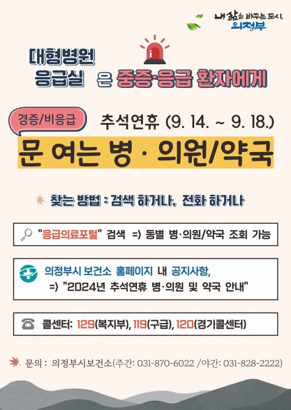 홍보물(사진=의정부시)